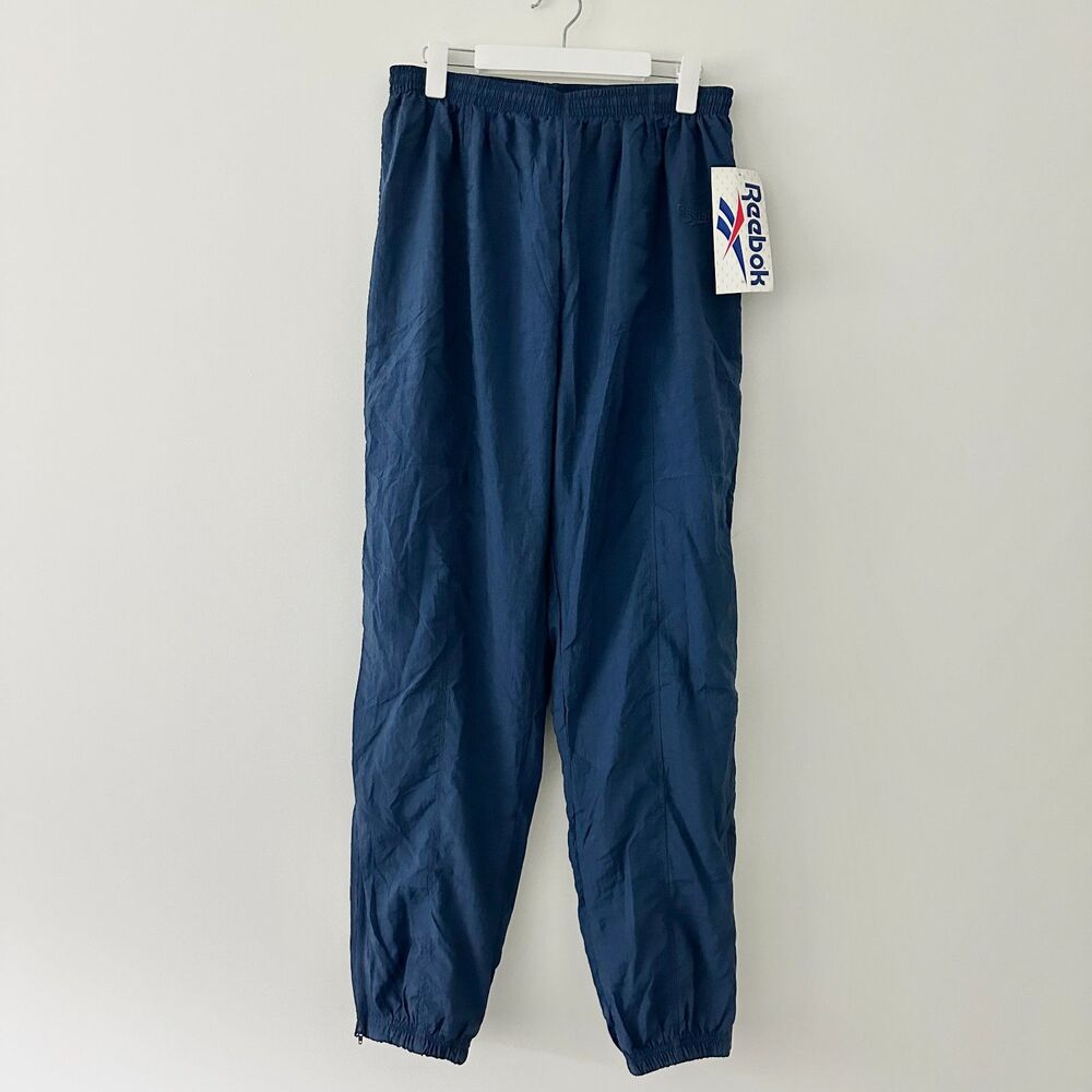 Vintage Deadstock Reebok NWT Lined Nylon Wind Pants XL